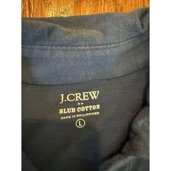 J.crew slub cotton pocket front polo size large - Picture 5 of 7